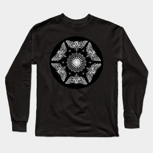 Kaleidoscope - black circle Long Sleeve T-Shirt